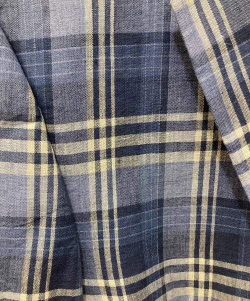 LAUREN RALPH LAUREN（ローレンラルフローレン）LAUREN RALPH LAUREN (ローレンラルフローレン) チェックテーラードジャケット ネイビー サイズ:44Lの古着・服飾アイテム