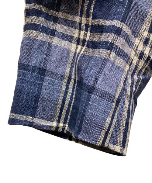 LAUREN RALPH LAUREN（ローレンラルフローレン）LAUREN RALPH LAUREN (ローレンラルフローレン) チェックテーラードジャケット ネイビー サイズ:44Lの古着・服飾アイテム