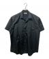 Sans limite（サンリミット）の古着「開襟 半袖 シャツ」｜ブラック