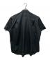 Sans limite (サンリミット) 開襟 半袖 シャツ ブラック サイズ:2：10000円