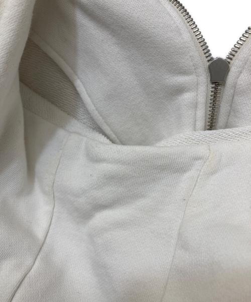 JIL SANDER+（ジルサンダープラス）JIL SANDER+ (ジルサンダープラス) ジップパーカー ホワイト サイズ:Mの古着・服飾アイテム