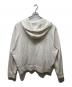 JIL SANDER+ (ジルサンダープラス) ジップパーカー ホワイト サイズ:M：18000円
