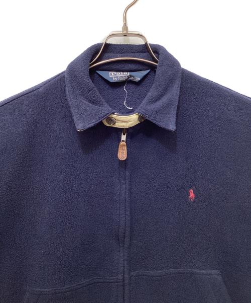 POLO RALPH LAUREN（ポロ・ラルフローレン）POLO RALPH LAUREN (ポロ・ラルフローレン) フリーススイングトップ ネイビー サイズ:Mの古着・服飾アイテム