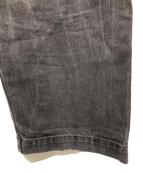 STUDIO NICHOLSON（スタジオ ニコルソン）STUDIO NICHOLSON (スタジオ ニコルソン) ワイドデニムパンツ ブラック サイズ:Mの古着・服飾アイテム