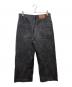 STUDIO NICHOLSON (スタジオ ニコルソン) ワイドデニムパンツ ブラック サイズ:M：14000円