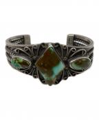 INDIAN JEWELRYインディアンジュエリー）の古着「ターコイズバングル」｜シルバー