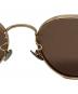 中古・古着 seem Oh My Glasses (オーマイグラス) Lester サングラス ゴールド サイズ:49□20 145：10000円