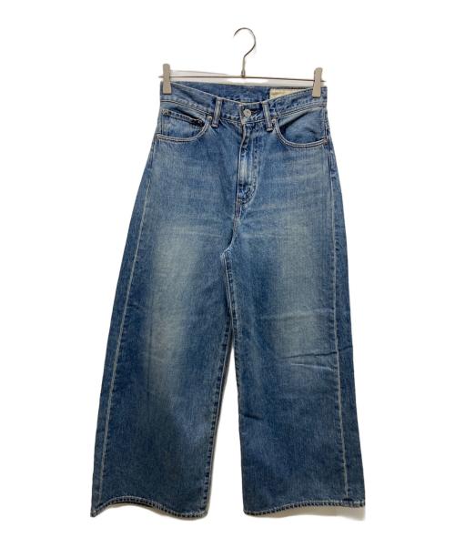 CONVERSE TOKYO（コンバーストウキョウ）CONVERSE TOKYO (コンバーストウキョウ) KURO (クロ) WIDE DENIM PANTS LIGHT INDIGO インディゴ サイズ:2の古着・服飾アイテム