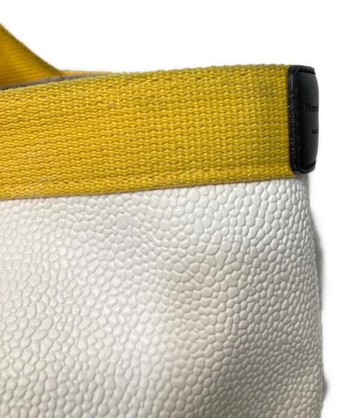 Herve Chapelier（エルベシャプリエ）Herve Chapelier (エルベシャプリエ) リュクス 舟型トートバッグ ホワイト×イエローの古着・服飾アイテム