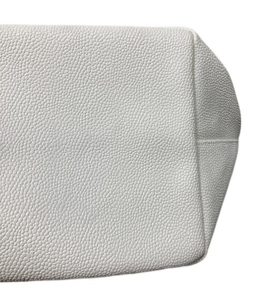 Herve Chapelier（エルベシャプリエ）Herve Chapelier (エルベシャプリエ) リュクス 舟型トートバッグ ホワイト×イエローの古着・服飾アイテム