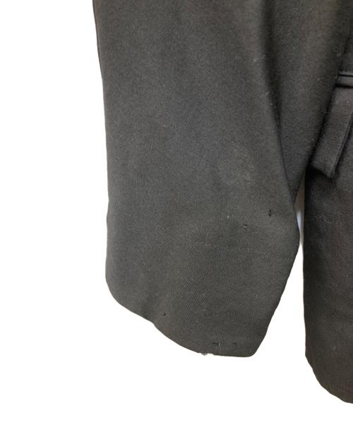 yohji yamamoto+noir（ヨウジヤマモトプリュスノアール）yohji yamamoto+Noir (ヨウジヤマモトプリュスノアール) アシンメトリーラペルジャケット ブラック サイズ:2の古着・服飾アイテム