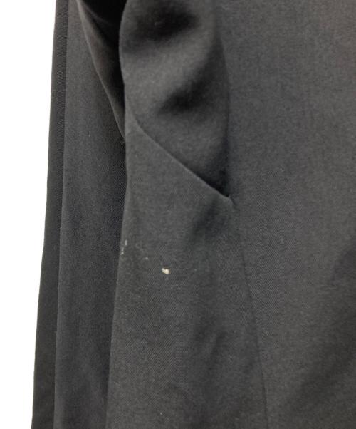 yohji yamamoto+noir（ヨウジヤマモトプリュスノアール）yohji yamamoto+Noir (ヨウジヤマモトプリュスノアール) アシンメトリーラペルジャケット ブラック サイズ:2の古着・服飾アイテム