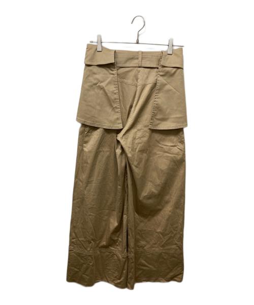 MYKKE HOFMANN（ミケ・ホフマン）MYKKE HOFMANN (ミケ・ホフマン) ビッグポケットワイドパンツ ベージュ サイズ:XSの古着・服飾アイテム