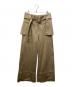 MYKKE HOFMANN（ミケ・ホフマン）の古着「ビッグポケットワイドパンツ」｜ベージュ