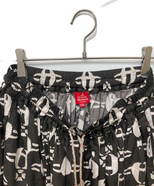 Vivienne Westwood RED LABEL（ヴィヴィアンウエストウッドレッドレーベル）Vivienne Westwood RED LABEL (ヴィヴィアンウエストウッドレッドレーベル) オーブ総柄スカート ダークグレー×ベージュ サイズ:00の古着・服飾アイテム