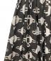 中古・古着 Vivienne Westwood RED LABEL (ヴィヴィアンウエストウッドレッドレーベル) オーブ総柄スカート ダークグレー×ベージュ サイズ:00：9000円