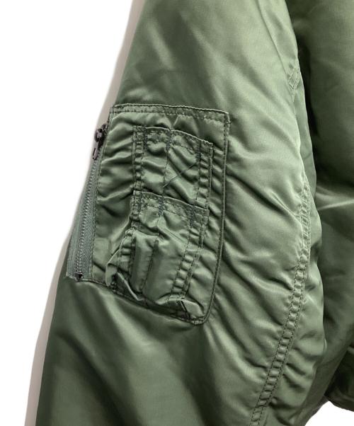 GREENBERIER（グリーンブライヤー）GREENBERIER (グリーンブライヤー) MA-1ジャケット カーキ サイズ:Lの古着・服飾アイテム