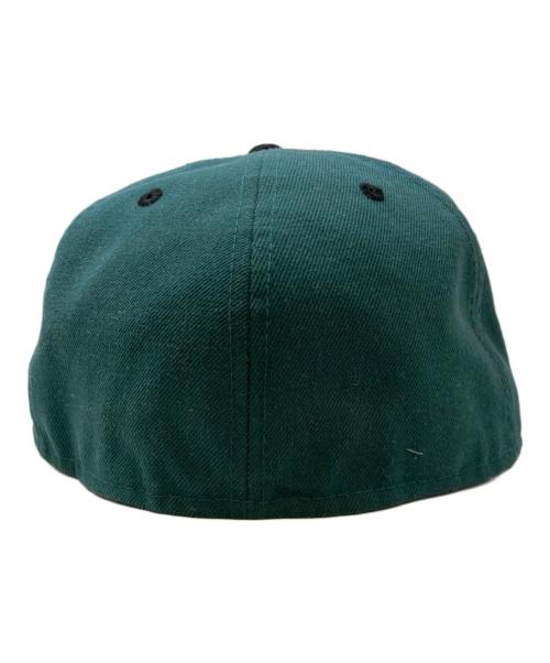stussy（ステューシー）stussy (ステューシー) New Era (ニューエラ) LEAFS NEW ERA FITTED CAP グリーン サイズ:58.7㎝の古着・服飾アイテム