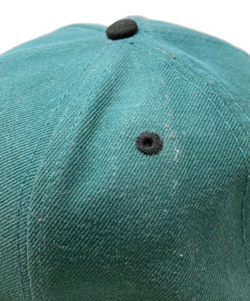 stussy（ステューシー）stussy (ステューシー) New Era (ニューエラ) LEAFS NEW ERA FITTED CAP グリーン サイズ:58.7㎝の古着・服飾アイテム