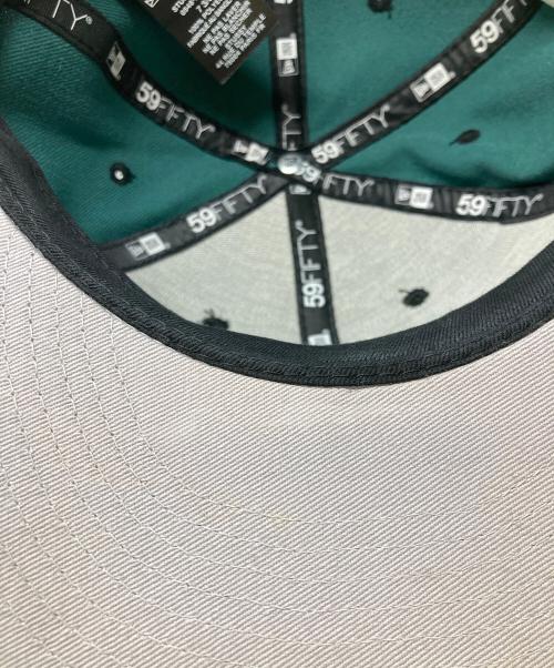 stussy（ステューシー）stussy (ステューシー) New Era (ニューエラ) LEAFS NEW ERA FITTED CAP グリーン サイズ:58.7㎝の古着・服飾アイテム