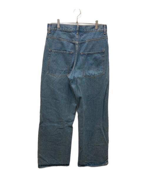 Lemontea（レモンティー）lemontea (レモンティー) ワイドデニムパンツ インディゴ サイズ:FREEの古着・服飾アイテム