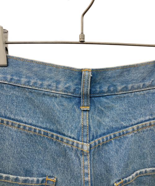 Lemontea（レモンティー）lemontea (レモンティー) ワイドデニムパンツ インディゴ サイズ:FREEの古着・服飾アイテム