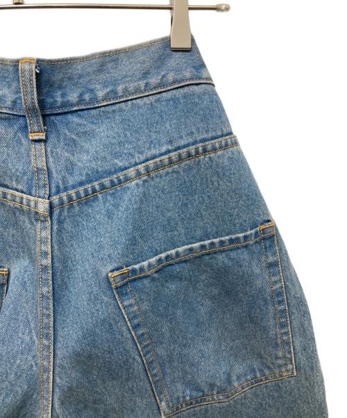 Lemontea（レモンティー）lemontea (レモンティー) ワイドデニムパンツ インディゴ サイズ:FREEの古着・服飾アイテム