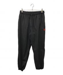 SEESEE（シーシー）の古着「WIDE NYLON PANTS」｜ブラック