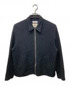 Coohemコーヘン）の古着「ニットジップアップブルゾン」｜ブラック