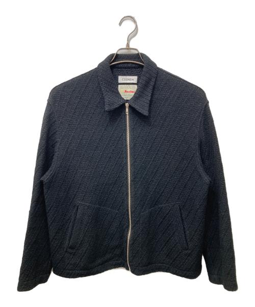 Coohem（コーヘン）Coohem (コーヘン) ニットジップアップブルゾン ブラック サイズ:不明の古着・服飾アイテム