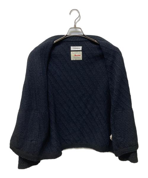 Coohem（コーヘン）Coohem (コーヘン) ニットジップアップブルゾン ブラック サイズ:不明の古着・服飾アイテム