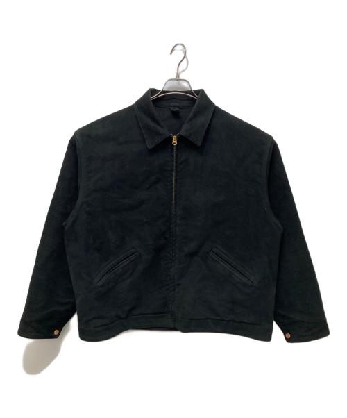 COMOLI（コモリ）COMOLI (コモリ) モールスキン ジップショートジャケット ブラック サイズ:不明の古着・服飾アイテム