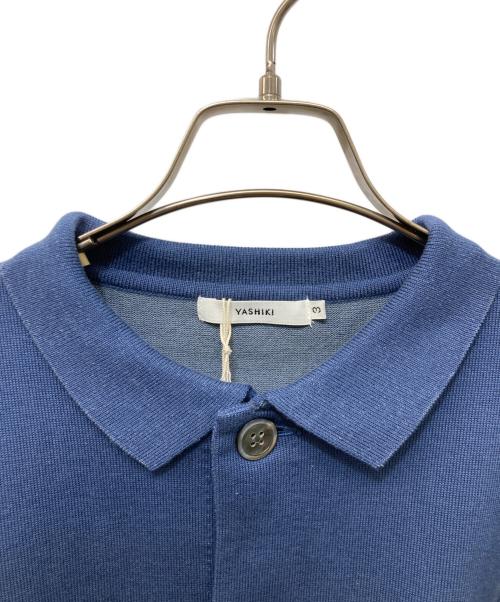 yashiki（ヤシキ）YASHIKI (ヤシキ) Hanaakari Collar Cardigan ブルー サイズ:3 未使用品の古着・服飾アイテム