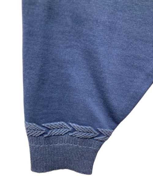 yashiki（ヤシキ）YASHIKI (ヤシキ) Hanaakari Collar Cardigan ブルー サイズ:3 未使用品の古着・服飾アイテム