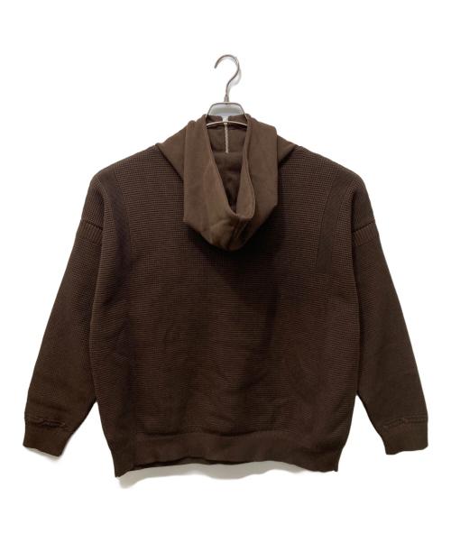 yashiki（ヤシキ）YASHIKI (ヤシキ) Tasogare High Neck Hoodie ブラウン サイズ:3 未使用品の古着・服飾アイテム