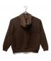 YASHIKI (ヤシキ) Tasogare High Neck Hoodie ブラウン サイズ:3 未使用品：12000円