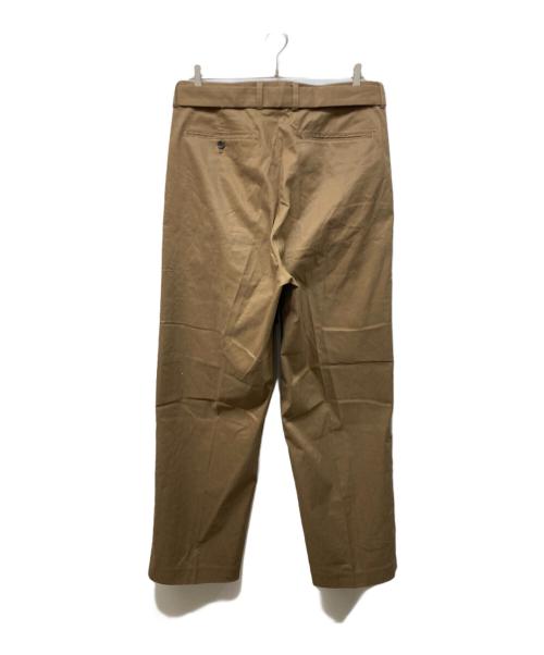 VICTIM（ヴィクティム）VICTIM (ヴィクティム) LINEN 2-TUCK SLACKS ブラウン サイズ:3 未使用品の古着・服飾アイテム