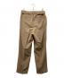 VICTIM (ヴィクティム) 2-TUCK SLACKS ブラウン サイズ:3 未使用品：6000円