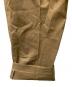 中古・古着 VICTIM (ヴィクティム) LINEN 2-TUCK SLACKS ブラウン サイズ:2 未使用品：8000円