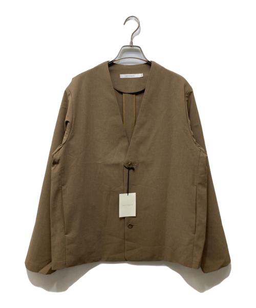 VICTIM（ヴィクティム）VICTIM (ヴィクティム) NO COLLAR JACKET ブラウン サイズ:2 未使用品の古着・服飾アイテム