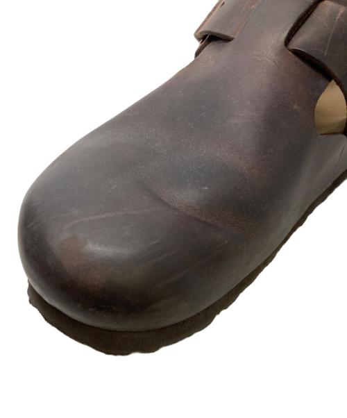BIRKENSTOCK（ビルケンシュトック）BIRKENSTOCK (ビルケンシュトック) LONDON NATURAL LEATHER OLIED ブラウン サイズ:42の古着・服飾アイテム