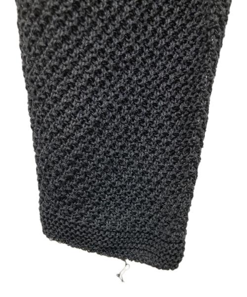 Noble（ノーブル）Noble (ノーブル) ペーパーヤーンカノコショートVネックカーディガン ブラック サイズ:不明の古着・服飾アイテム