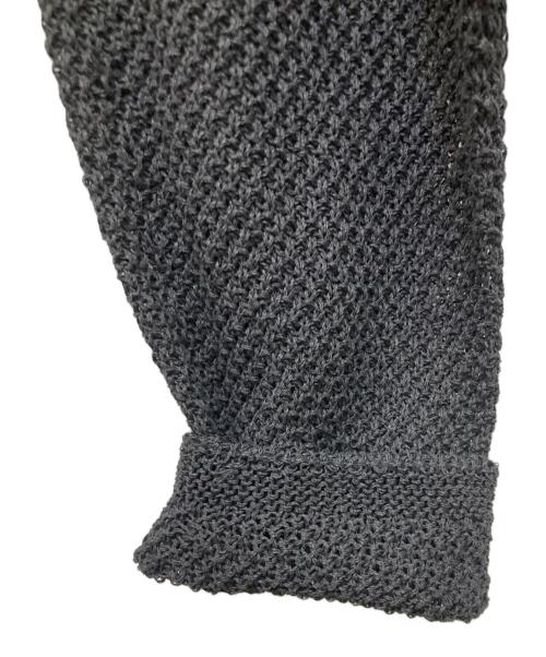 Noble（ノーブル）Noble (ノーブル) ペーパーヤーンカノコショートVネックカーディガン ブラック サイズ:不明の古着・服飾アイテム