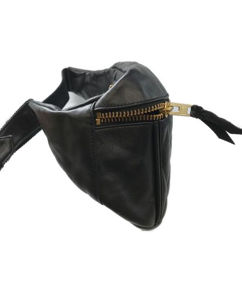 Schott（ショット）Schott (ショット) パデットレザーボディーバッグ ブラックの古着・服飾アイテム