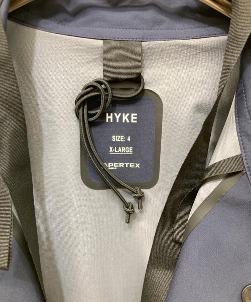 HYKE（ハイク）HYKE (ハイク) PERTEX MILITARY COAT ネイビー サイズ:XLの古着・服飾アイテム
