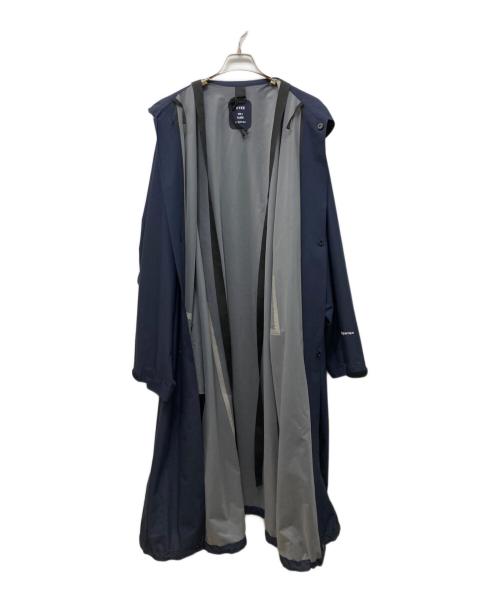 HYKE（ハイク）HYKE (ハイク) PERTEX MILITARY COAT ネイビー サイズ:XLの古着・服飾アイテム