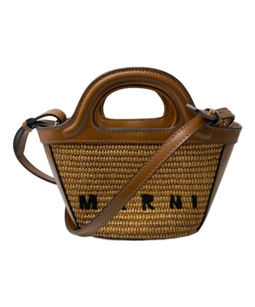 MARNI（マルニ）MARNI (マルニ) TROPICALIA BAG MICRO ブラウンの古着・服飾アイテム