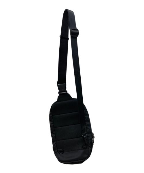 BLACK LABEL CRESTBRIDGE（ブラックレーベル クレストブリッジ）BLACK LABEL CRESTBRIDGE (ブラックレーベル クレストブリッジ) チェック切替ボディーバッグ ブラック×ベージュの古着・服飾アイテム