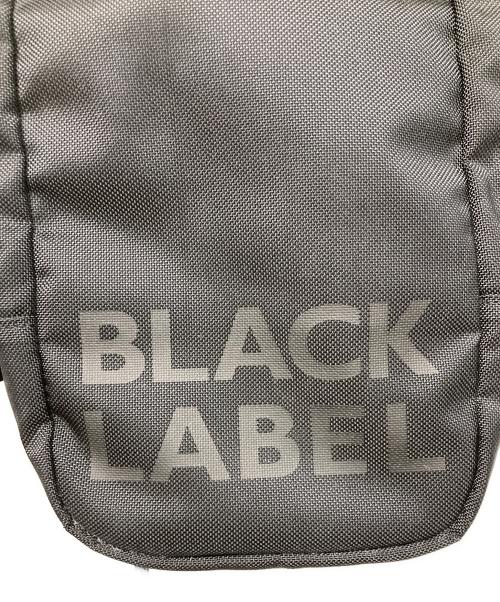 BLACK LABEL CRESTBRIDGE（ブラックレーベル クレストブリッジ）BLACK LABEL CRESTBRIDGE (ブラックレーベル クレストブリッジ) チェック切替ボディーバッグ ブラック×ベージュの古着・服飾アイテム