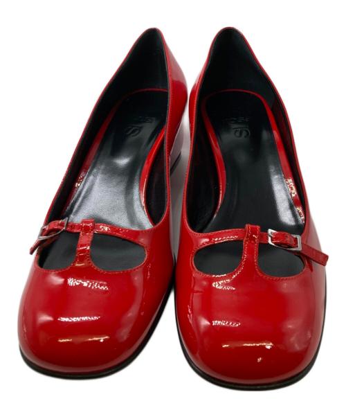 sergio rossi（セルジオロッシ）sergio rossi (セルジオロッシ) PUMPS CARMINIO レッド サイズ:37 1/2 未使用品の古着・服飾アイテム